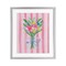 Stupell Industries Spring Bouquet Pink & Blue Framed Print Under Glass, design by Nina Jacobs